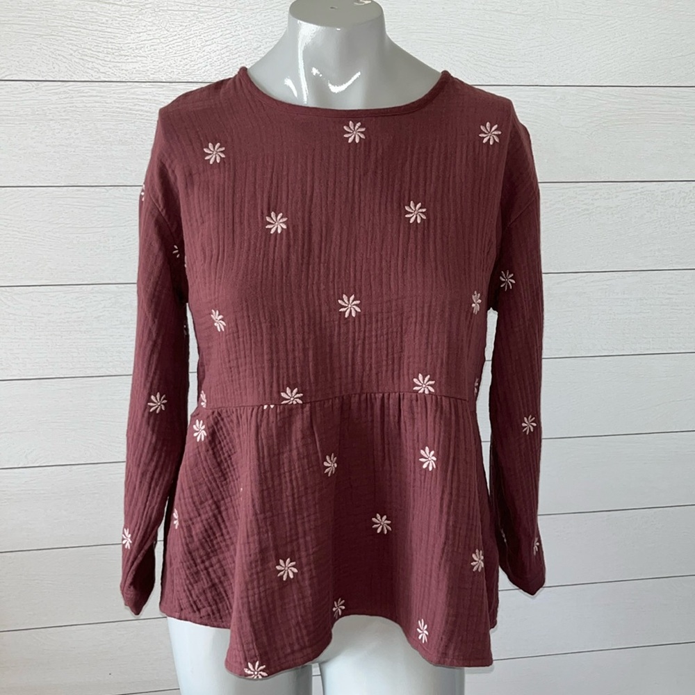 Madewell floral top S